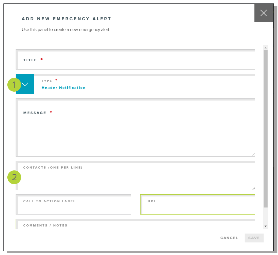 emergency-alert-configure